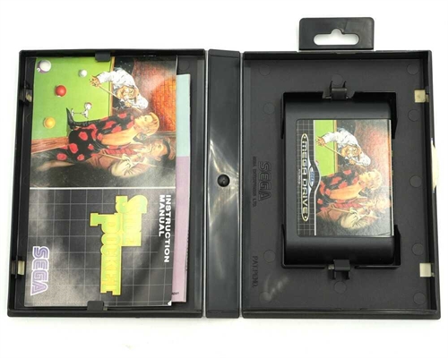 Side Pocket - Komplet I Æske - Sega Mega Drive Spil (B Grade) (Genbrug)